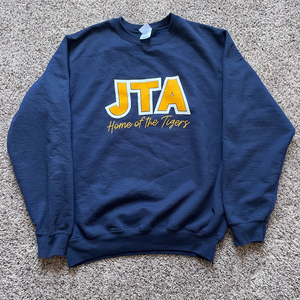 JTA Home Of The Tigers Navy Blue
Medium Crewneck Sweater